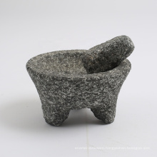 Old Style Traditional Granite Molcajete